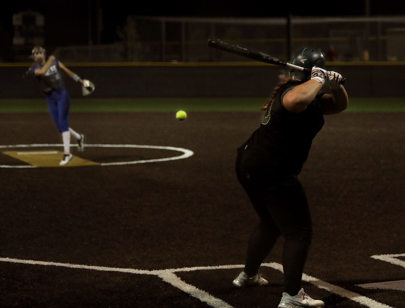 Rock Bridge freshman Addie Morris bats
